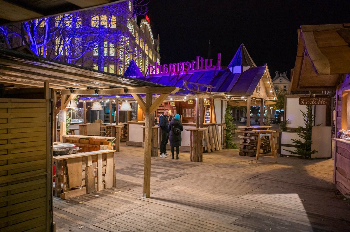 Luthermarkt an der Kaufmannskirche