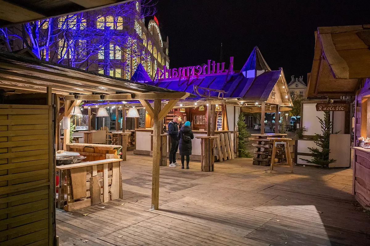 Luthermarkt an der Kaufmannskirche